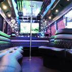 Exclusive party bus features